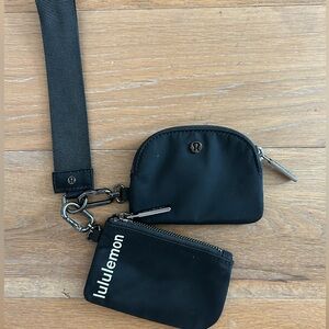 Lululemon dual pouch wristlet